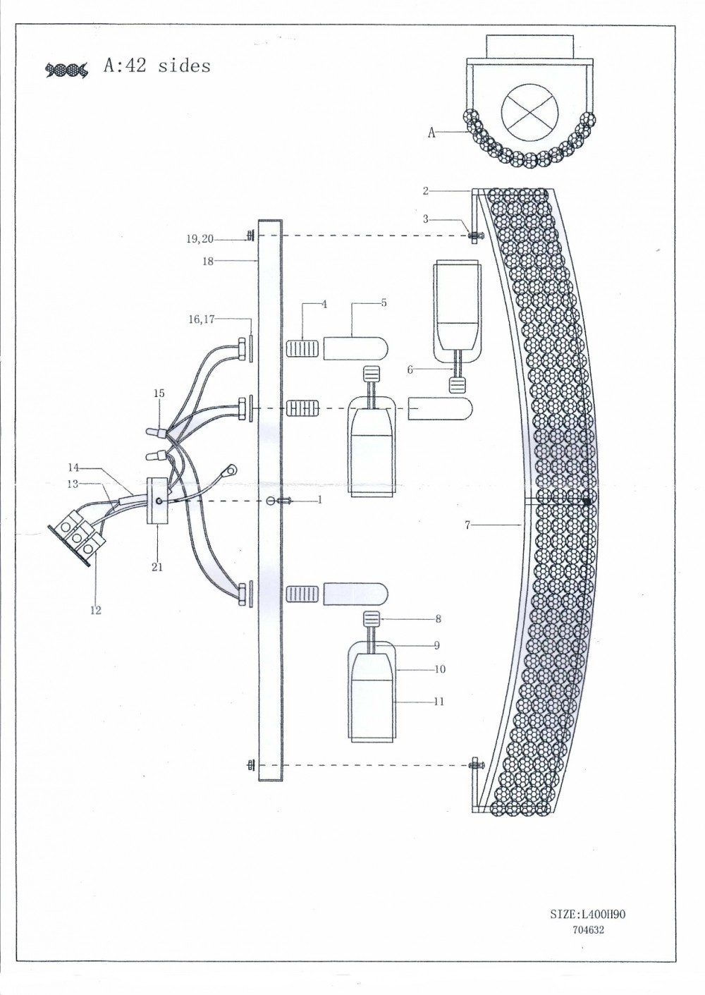 Lightstar (MJ800001-3) Бра зерк. MONILE 3х40W E14  ЗОЛОТО (в комплекте) Lightstar (MJ800001-3) Бра зерк. MONILE 3х40W E14  ЗОЛОТО (в комплекте)